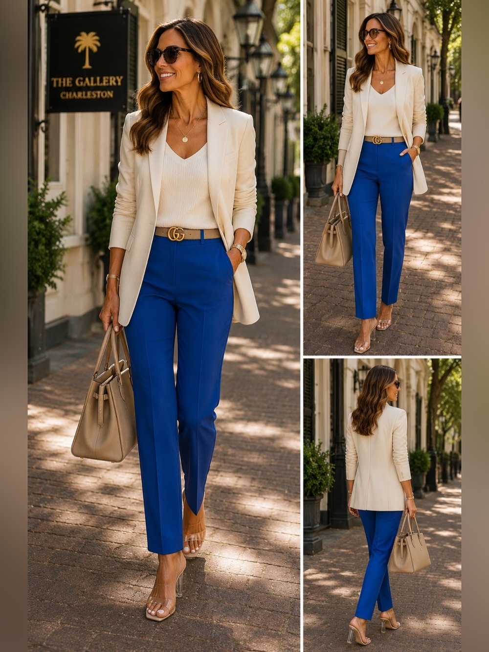 M.M. LaFleur, Tailored Pants Cobalt Cocktail Luxe Minimalist, Mid-Rise Size 2